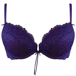 Ultimo Perfect Line Plunge Bra in navy blue